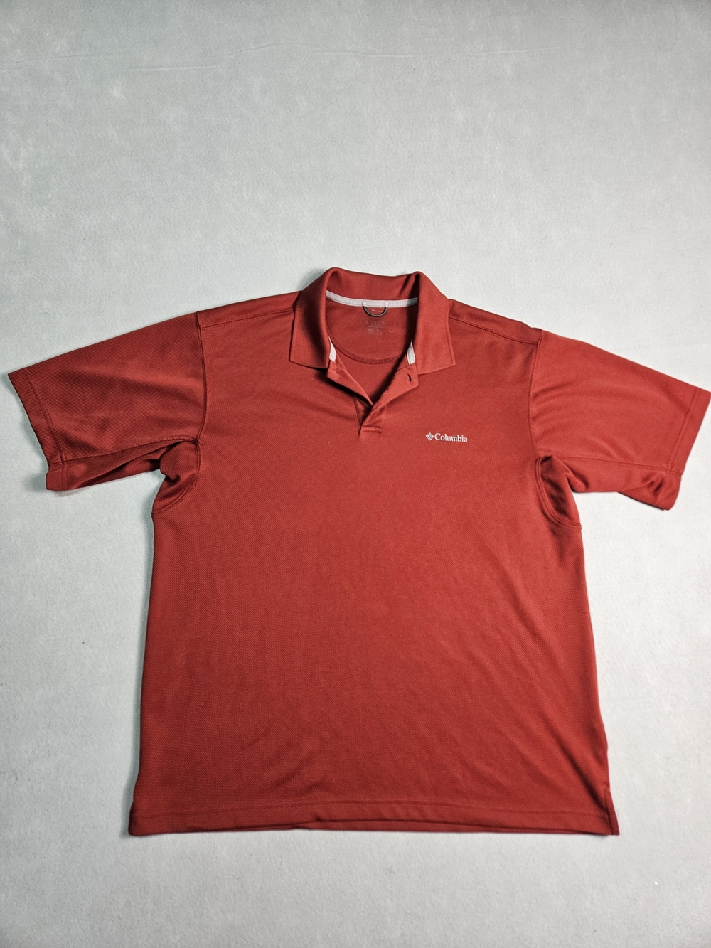 Columbia Omni-Shade Red Performance Polo Shirt - Men’s Large